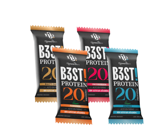 Barritas proteicas B3st mix de sabores
