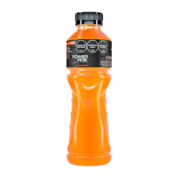 Botella de Powerade sabor naranja de 500ml